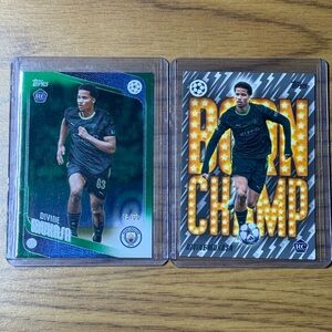 Divine Mukasa Rookie Manchester City Card Lot